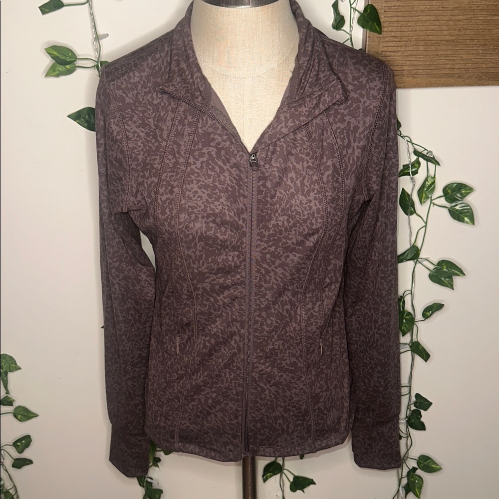 Danskin Animal Print Workout Jacket